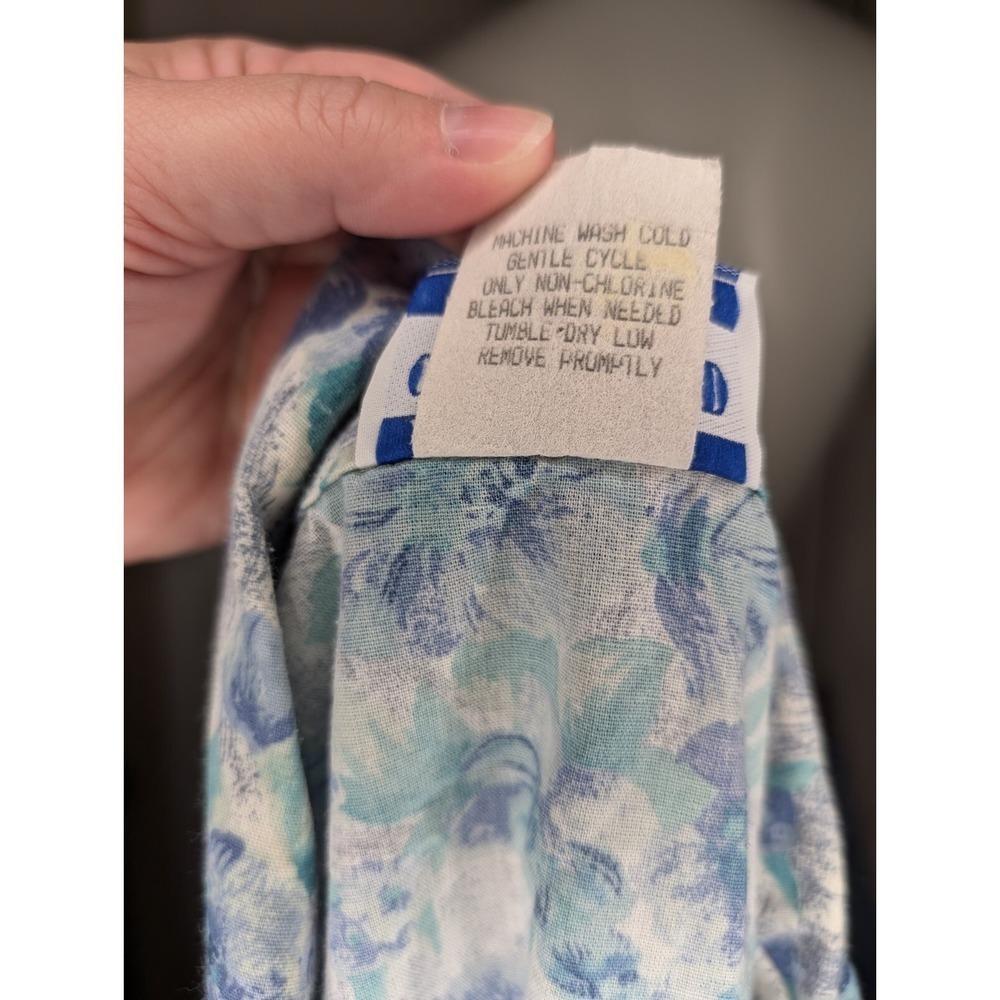 Vintage Cape Cod Sportswear Multi-Color Beach Button Up Women's Size 14 Petite - Picture 6 of 7